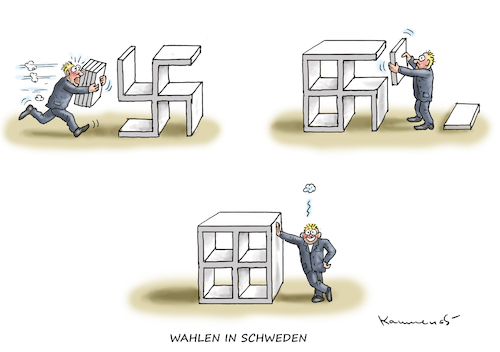 Cartoon: Wahlen in Schweden (medium) by marian kamensky tagged wahlen,in,schweden,wahlen,in,schweden