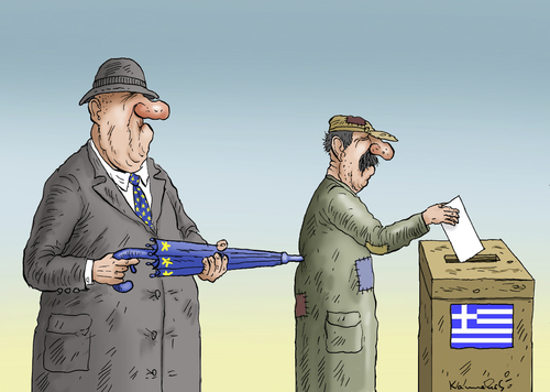 Cartoon: WAHLENQUALEN IN GRIECHENLAND (medium) by marian kamensky tagged wahlenqualen,in,griechenland,wahlenqualen,in,griechenland