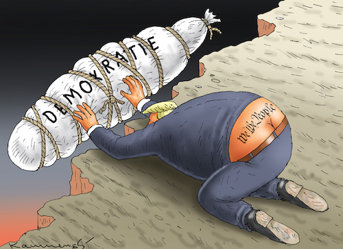 Cartoon: WE THE PEOPLE (medium) by marian kamensky tagged musk,trump,zuckerberg,bezos,felon,and,elon,in,panama,zölle,diktator,selenskyj,putin,ukraine,usa,china,harvard,musk,trump,zuckerberg,bezos,felon,and,elon,in,panama,zölle,diktator,selenskyj,putin,ukraine,usa,china,harvard