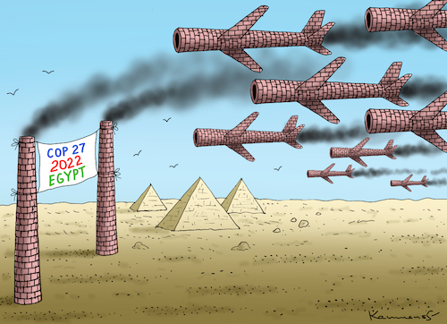Cartoon: Weltklimakonferenz (medium) by marian kamensky tagged weltklimakonferenz,ägypten,weltklimakonferenz,ägypten