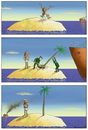 Cartoon: A Good Deed (small) by marian kamensky tagged island help