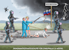 Cartoon: AFD-DEMOKRATIESTAATSSCHUTZ (small) by marian kamensky tagged afd,parteitag