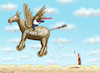 Cartoon: AIR HORSE ONE (small) by marian kamensky tagged musk,trump,zuckerberg,bezos,felon,and,elon,in,panama,zölle,diktator,selenskyj,putin,ukraine,usa,china,handelskrieg,saudi,arabien