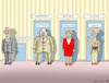 Cartoon: CDU-MINISTERPOSTENVERTEILUNG (small) by marian kamensky tagged cdu,ministerpostenverteilung