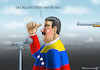 Cartoon: DAS MILITÄR STEHT HINTER MADURO (small) by marian kamensky tagged venezuela,maduro,trump,putin,revolution,oil,industry,socialism