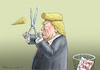 Cartoon: DEPRIMIERTER TRUMP (small) by marian kamensky tagged obama,trump,präsidentenwahlen,usa,baba,vanga,republikaner,inauguration,trumpcare,demokraten,wikileaks,faschismus