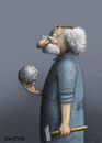 Cartoon: EIN STEIN (small) by marian kamensky tagged einstein,fysik,wissenschaft,relativitätstheorie