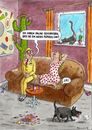 Cartoon: EIN WENIG PERVERSE FRAU (small) by marian kamensky tagged perversion,frau,man,online,dating,sex