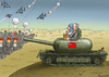 Cartoon: Erdogans grosses Panzerkino (small) by marian kamensky tagged irak,isis,al,baghdadi,kaida,terrorismus,assad,erdogan,kobane,obama,usa,bundeswehr