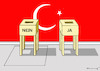Cartoon: ERDOWAHNS REFEREN DUMM (small) by marian kamensky tagged cumhuriyet,erdogan,cavusoglu,referendum,pressefreiheit,türkei,denit,yücel