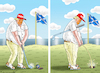 Cartoon: EU ZOLLSTREIT IN SCHOTTLAND BEEN (small) by marian kamensky tagged eu,zollstreit,in,schottland,beendet,trump