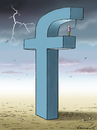 Cartoon: Facebookaktionär Shareholder (small) by marian kamensky tagged facebook,mark,zuckerberg