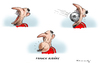 Cartoon: FRANCK RIBERY (small) by marian kamensky tagged uli,hoeness,fc,bayern,steuerbtrug,menschenhandel
