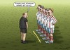 Cartoon: Fussballschaumersatz (small) by marian kamensky tagged fifa wm brasilien katar korruption fussball sepp blatter freistossschaum papst franziskus