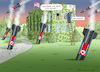 Cartoon: GENIE TRUMP (small) by marian kamensky tagged obama,trump,präsidentenwahlen,usa,baba,vanga,republikaner,inauguration,demokraten,kim,jong,un,wikileaks,faschismus