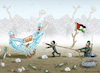 Cartoon: GHF VS UN (small) by marian kamensky tagged humanitarian,aid,netanyahu,gaza,hamas,un,ghf