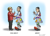 Cartoon: GREXIT (small) by marian kamensky tagged alexis,tsipras,griechenland,rettungsschirm,eu,griechowestern