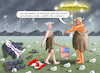 Cartoon: HAPPY CANADA (small) by marian kamensky tagged musk,trump,zuckerberg,bezos,felon,and,elon,in,panama,zölle,diktator,selenskyj,putin,ukraine,usa,china,carney,golden,dome,kanada,handelskrieg