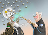Cartoon: ISRAEL GREIFT IRAN AN (small) by marian kamensky tagged israel,greift,iran,an
