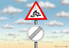 Cartoon: KEIN TEMPOLIMIT ! (small) by marian kamensky tagged kein,tempolimit,deutschland,strassen,autobanhen,scheuer