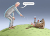 Cartoon: KEINE BESCHIMPFUNG! (small) by marian kamensky tagged son,of,bitch,biden,putin,beschimpfung