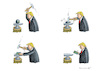 Cartoon: MAKE THE WORLD FLAT AGAIN (small) by marian kamensky tagged obama,trump,präsidentenwahlen,usa,baba,vanga,republikaner,demokraten,wikileaks,faschismus