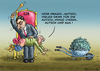 Cartoon: Minuszinsbestrafer Draghi (small) by marian kamensky tagged ezb,draghi,misus,zinsen,kapitalismus