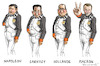 Cartoon: NAPOLEON MACRON (small) by marian kamensky tagged putinversteher,assange,emmanuel,macron,le,pen,präsidentenwahl,in,frankreich