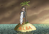 Cartoon: Napoleon Sarkozy auf Elba (small) by marian kamensky tagged nicolas,sarkozy,korruption,verhaftung,frankreich