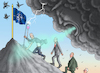 Cartoon: NATO SUMMIT IN WASHINGTON (small) by marian kamensky tagged nato,summit,in,washington
