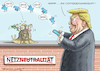 Cartoon: NETZNEUTRALITÄT (small) by marian kamensky tagged obama,trump,präsidentenwahlen,usa,baba,vanga,republikaner,inauguration,demokraten,netzneutralität,wikileaks,faschismus