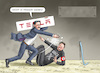 Cartoon: NIKOLA TESLA IST SAUER (small) by marian kamensky tagged musk,trump,zuckerberg,bezos,felon,and,elon,in,panama,zölle,diktator,selenskyj,putin,ukraine,usa,nikola,tesla,ist,sauer