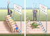 Cartoon: OLYMPIA-LAUF (small) by marian kamensky tagged olympische,spiele,in,tokio