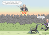 Cartoon: PANIKATTACKEN DER CDU (small) by marian kamensky tagged schulzeffekt,martin,schulz,kanzlerkandidat,spd
