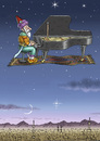 Cartoon: PIANO IN ISLAM (small) by marian kamensky tagged piano,in,islam