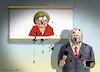 Cartoon: POSTKARTENMALER ERDOWAHN (small) by marian kamensky tagged cumhuriyet,erdogan,cavusoglu,pressefreiheit,türkei,denit,yücel