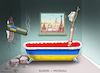 Cartoon: PUTIN GIBT AUF (small) by marian kamensky tagged selenskyj,trifft,putin,kursk