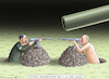 Cartoon: PUTINS FEUERPAUSE AB 8-11 MAI (small) by marian kamensky tagged musk,trump,zuckerberg,bezos,felon,and,elon,in,panama,zölle,diktator,selenskyj,putin,ukraine,usa,china,handelskrieg