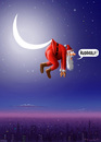 Cartoon: Rudolf ist weg (small) by marian kamensky tagged santa,klaus,weihnachten,christkind,feiertage