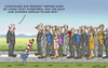 Cartoon: SACHSEN IN BAYERN (small) by marian kamensky tagged dresden,pegida,bayern,seehofer,föüchtlinge,sichere,herkunftsländer