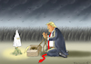 Cartoon: SCHÖNE BESCHEUERUNG (small) by marian kamensky tagged us,wahlen,joe,biden,trump,corona,bob,woodward,harris,pence