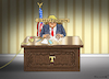 Cartoon: SHUTDOWN OF TRUMP (small) by marian kamensky tagged shutdown,of,trump