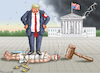 Cartoon: SIEG DER GEWALT (small) by marian kamensky tagged demokratie,in,gefahr,trump,ukraine,putin,stormy,daniels,muss,waffe,abgeben,narzisst,supreme,court