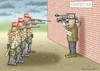 Cartoon: STAATSFEIND (small) by marian kamensky tagged zuckerberg,trump,digitale,affäre,populismus,betrug,cambridge,analytica