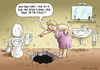 Cartoon: To rise on the scales (small) by marian kamensky tagged the,scales,big,weight