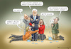 Cartoon: TRAURIGSTER TAG DES JAHRHUNDERTS (small) by marian kamensky tagged merkel,seehofer,unionskrise,csu,cdu,flüchtlinge,seehofers,masterplan,massen