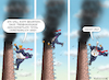 Cartoon: TREIBHAUSAGASE SIND KERNGESUND (small) by marian kamensky tagged treibhausagase,sind,kerngesund,trump