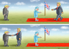 Cartoon: TRUMP BESUCHT UK (small) by marian kamensky tagged brexit,theresa,may,england,eu,schottland,weicher,wahlen,boris,johnson,nigel,farage,ostern,seidenstrasse,xi,jinping,referendum,trump,monsanto,bayer,glyphosa,strafzölle,queen