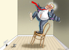 Cartoon: TRUMP IN PANIK (small) by marian kamensky tagged tyler,swift,wahlen,super,bowl