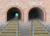 Cartoon: Tunnellicht (small) by marian kamensky tagged curevac,testzentren,corona,impfung,pandemie,impfpflicht